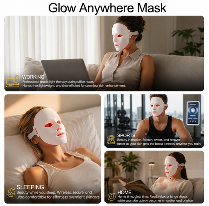 LED Light Therapy Mask Diamond Edition | 7-Color Red Light Care