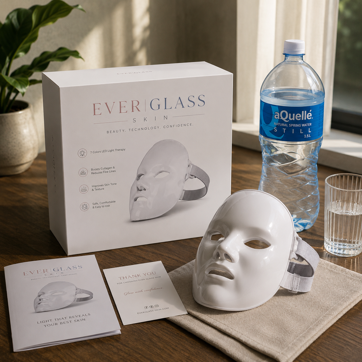 LED Light Therapy Mask Diamond Edition | 7-Color Red Light Care